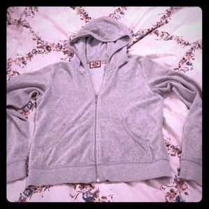 Grey Juicy Couture Zip Up Jacket